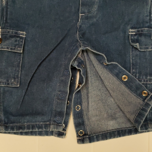 Infant boys jean overalls - Picture 3 of 6